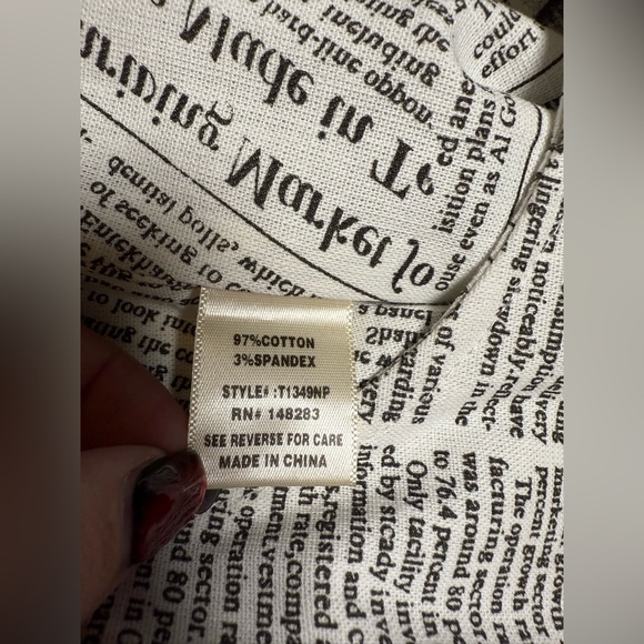 AKIRA Read The News Black and White Lace Up Underbust Corset XL - Picture 6 of 11